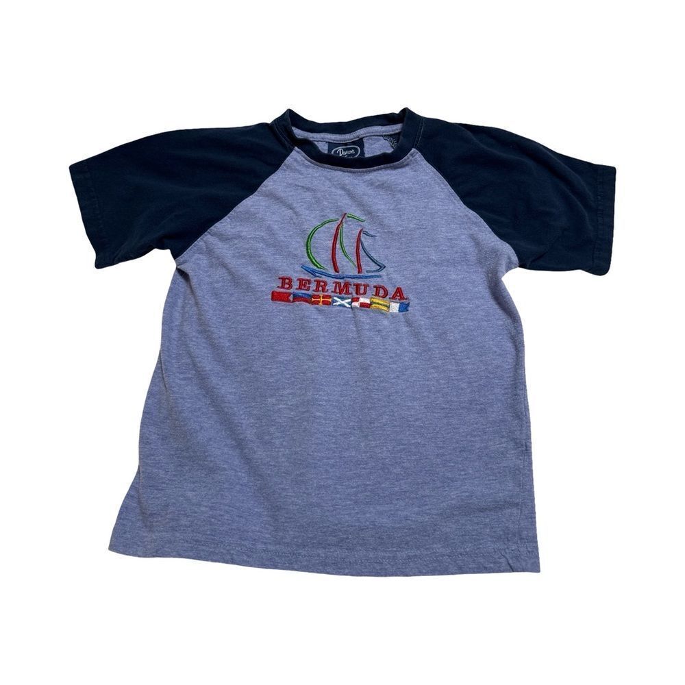 Kids Blue Sailboat T-Shirt